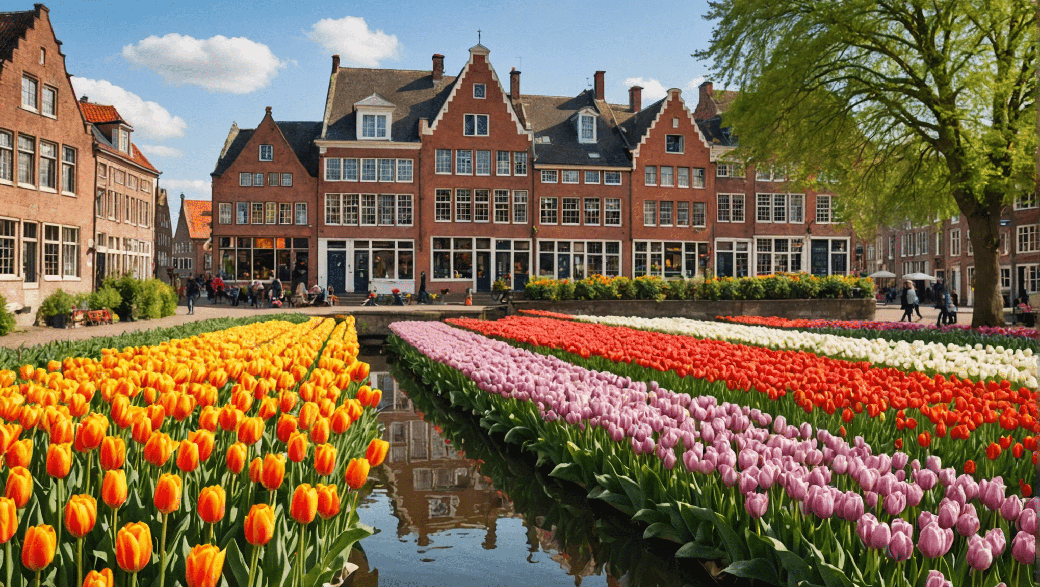 descubre los encantos de Holanda: un viaje inolvidable por este país de emblemáticos molinos de viento, magníficos campos de tulipanes y encantadores canales