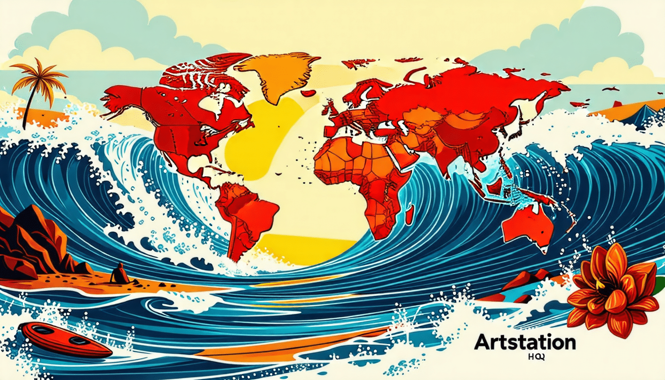 découvrez les 10 spots de surf incontournables à travers le monde pour des sessions inoubliables !