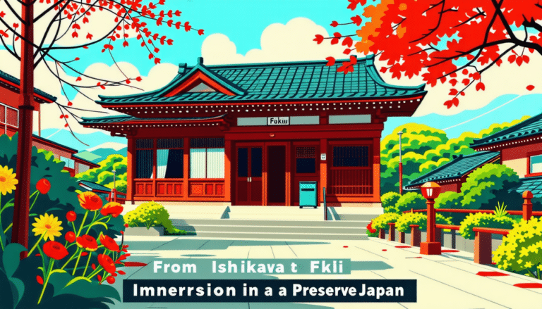 découvrez une immersion authentique dans un japon préservé en explorant d'ishikawa à fukui, entre tradition et modernité.