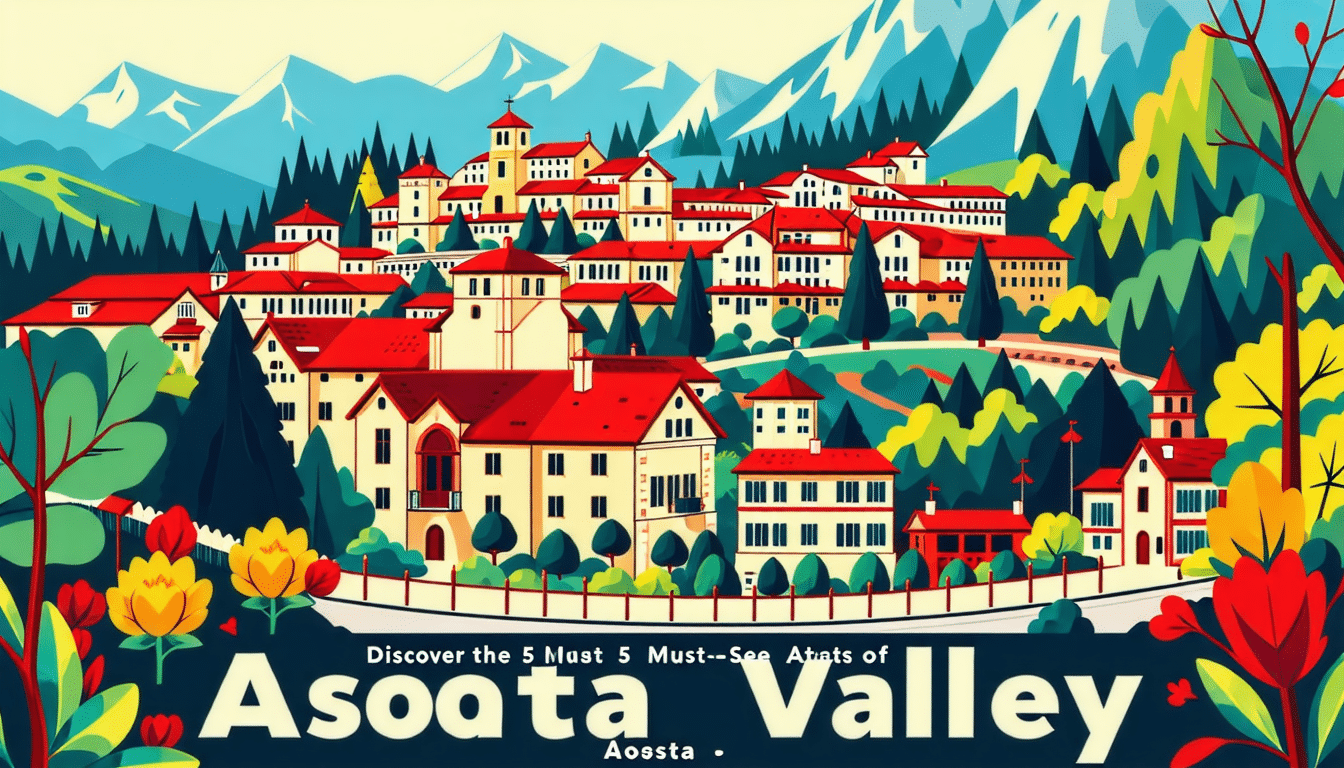 découvrez les 5 attraits incontournables de la vallée d'aoste : paysages majestueux, patrimoine culturel, spécialités gastronomiques, activités sportives et traditions locales.