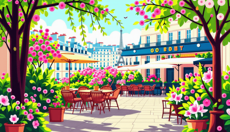 découvrez les plus belles terrasses printanières de la capitale parisienne et profitez de moments magnifiques en plein air.