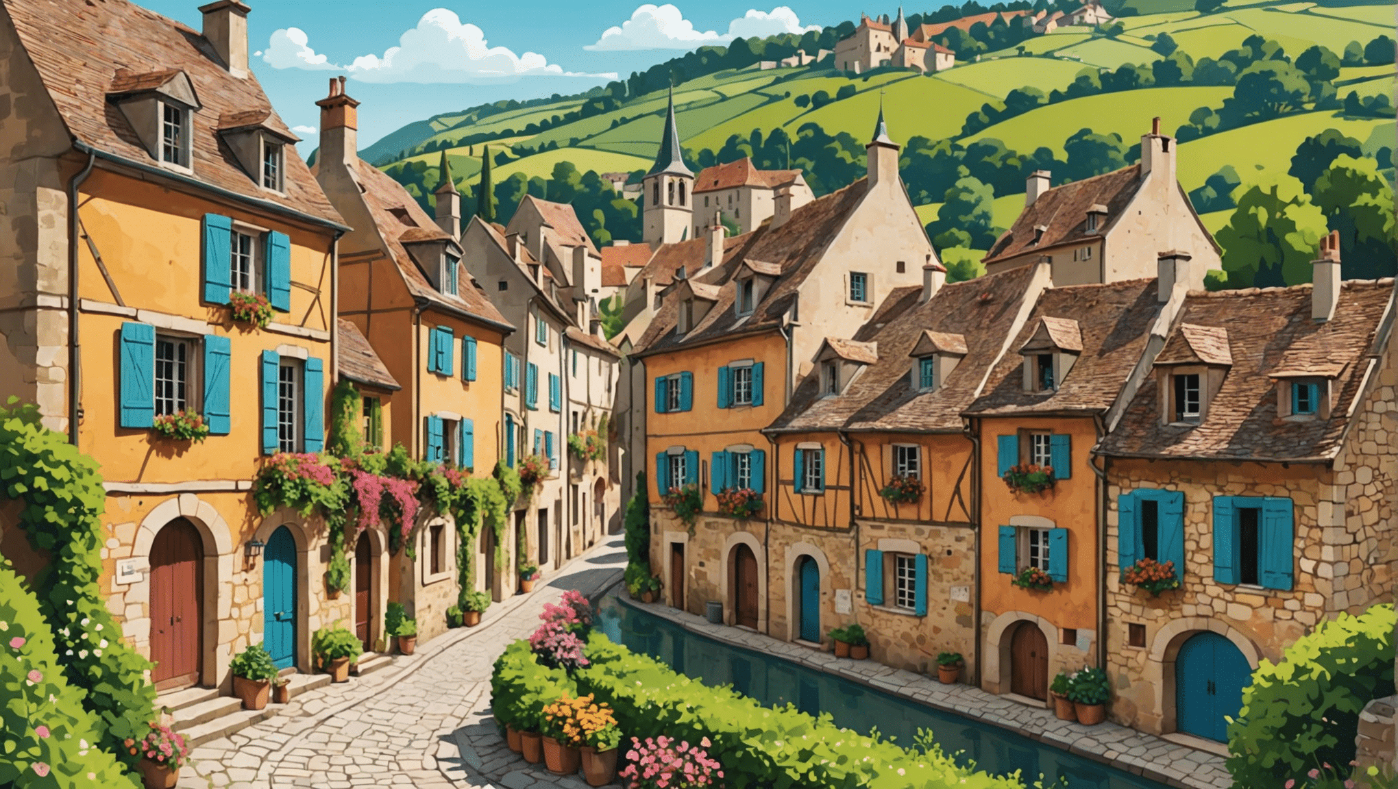 Descubra los pueblos más bellos de Francia a través de nuestra selección imprescindible. tesoros para visitar absolutamente para una escapada auténtica y pintoresca.