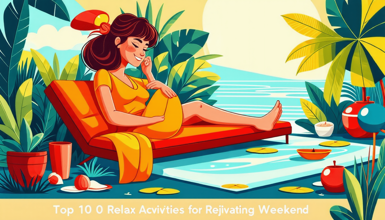 découvrez le top 10 des activités relaxantes pour un week-end ressourçant et épanouissant, pour une détente absolue et un bien-être total.