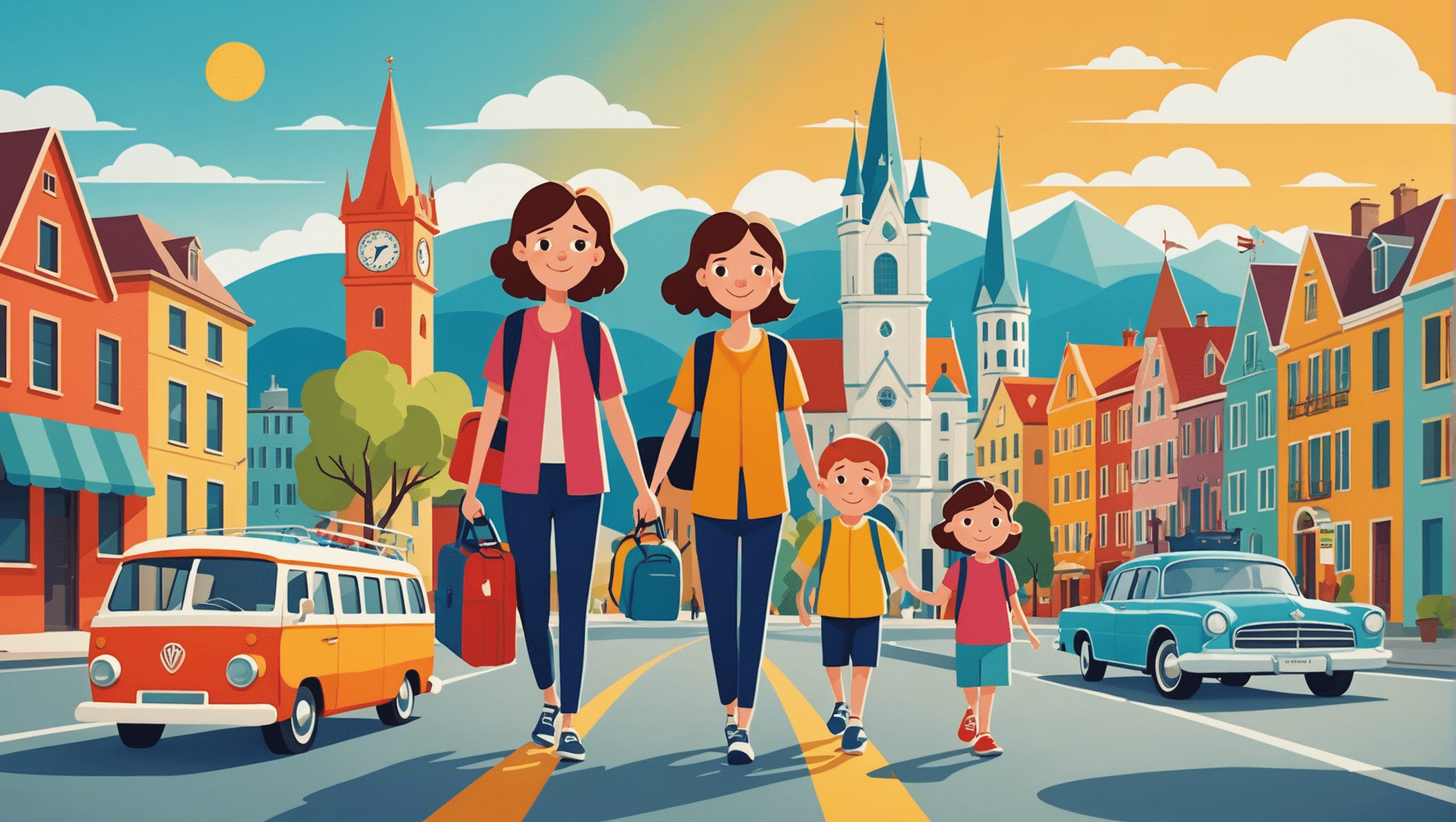 découvrez les meilleures destinations pour voyager en famille avec des enfants et profiter de moments inoubliables de découvertes et d'aventures.