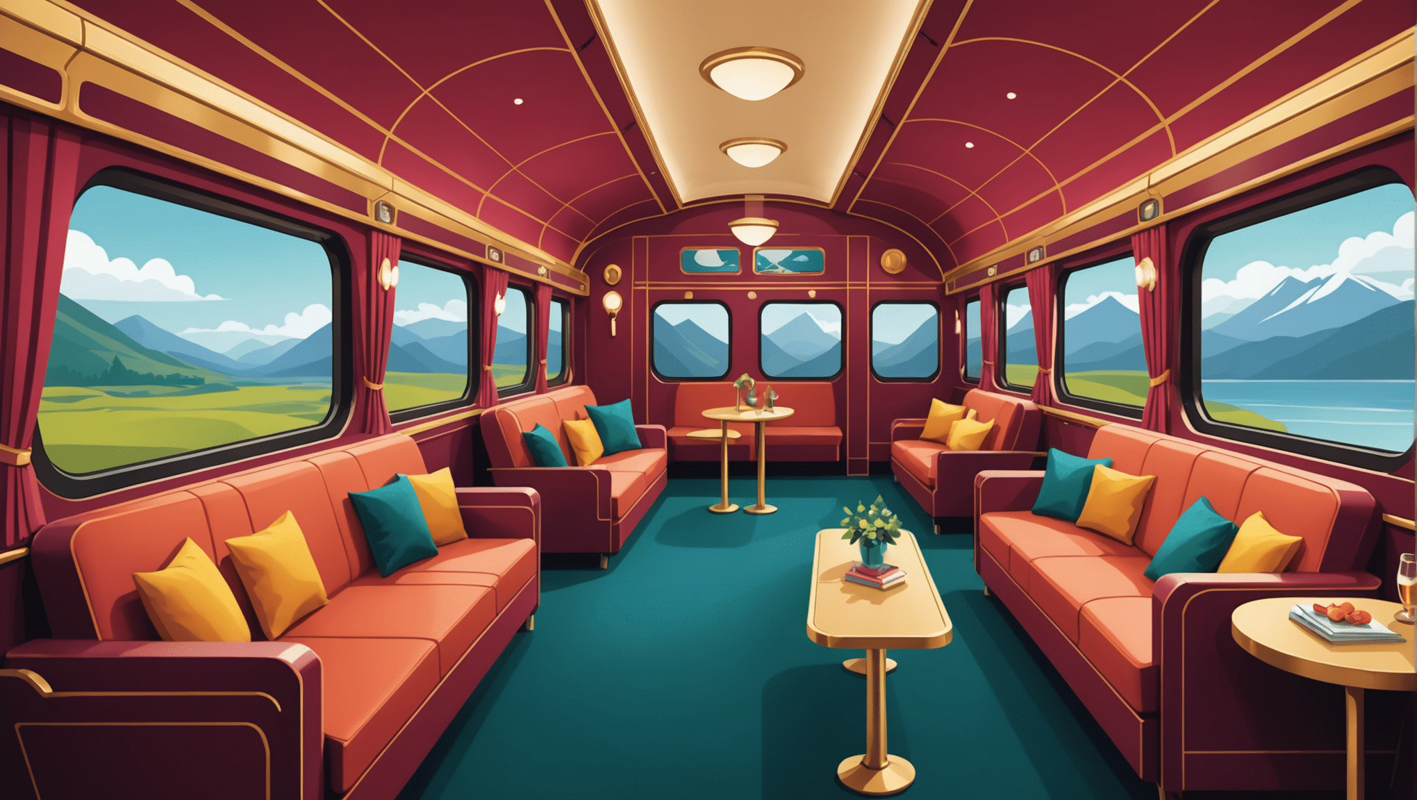 découvrez les voyages en train de luxe et offrez-vous une expérience unique à vivre avec des paysages époustouflants et un service exceptionnel.