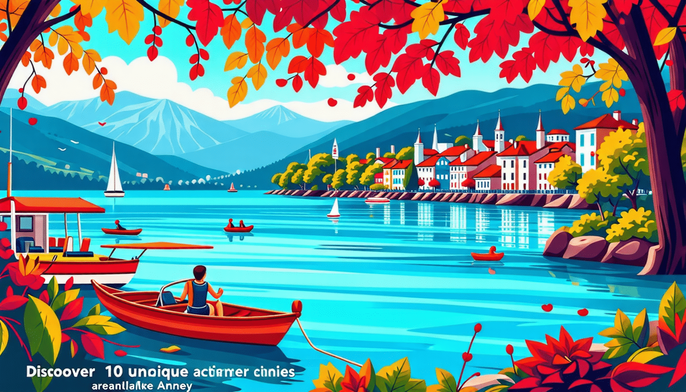 découvrez 10 activités uniques à expérimenter cet été autour du magnifique lac d'annecy. profitez de la nature, des sports nautiques et de la gastronomie dans ce cadre enchanteur au coeur des alpes françaises.