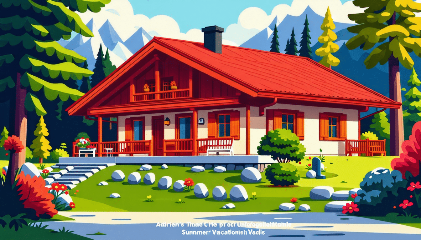 découvrez le chalet d'adrien, l'endroit idéal pour des vacances estivales inoubliables en valais. profitez de l'air pur de la montagne, du confort luxueux et des panoramas à couper le souffle dans ce havre de paix alpin.