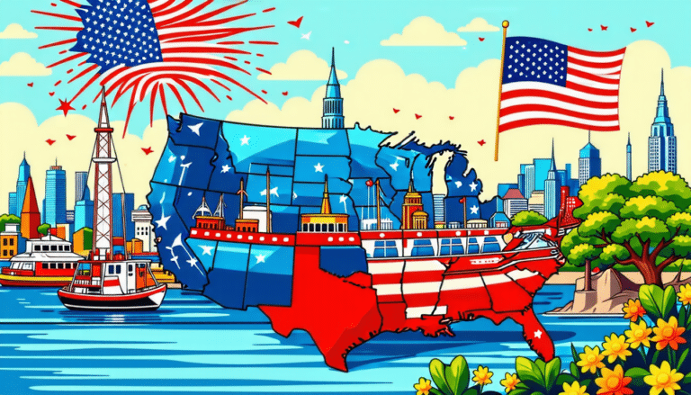 découvrez les meilleures destinations aux états-unis pour célébrer le 4 juillet, la fête nationale, avec des feux d'artifice spectaculaires et des événements festifs.
