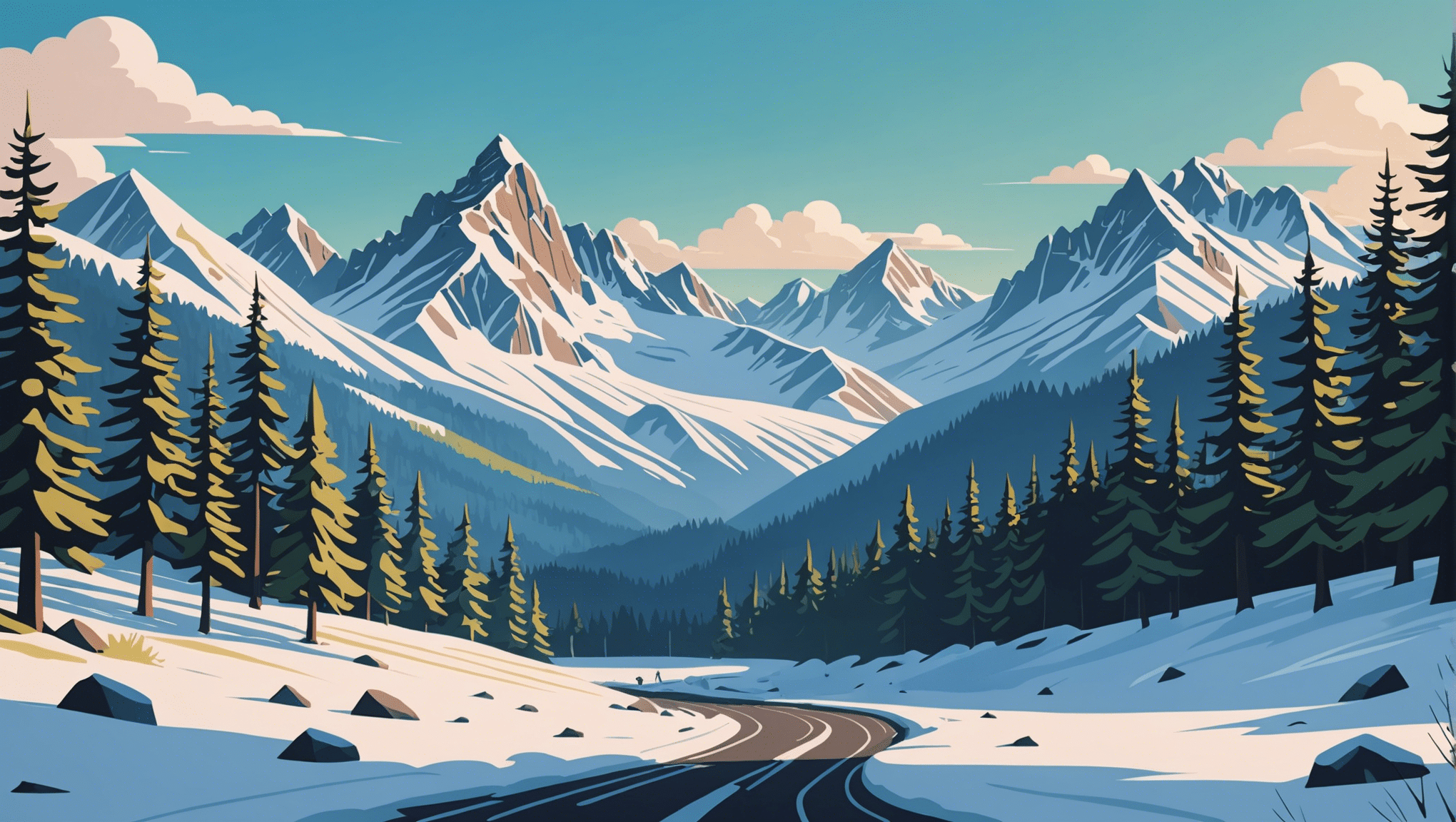 Entdecken Sie atemberaubende Berglandschaften, die Sie im Winter erkunden können. Schneebedeckte Gipfel, majestätische Wälder und spektakuläre Panoramen erwarten Sie für ein unvergessliches Abenteuer.