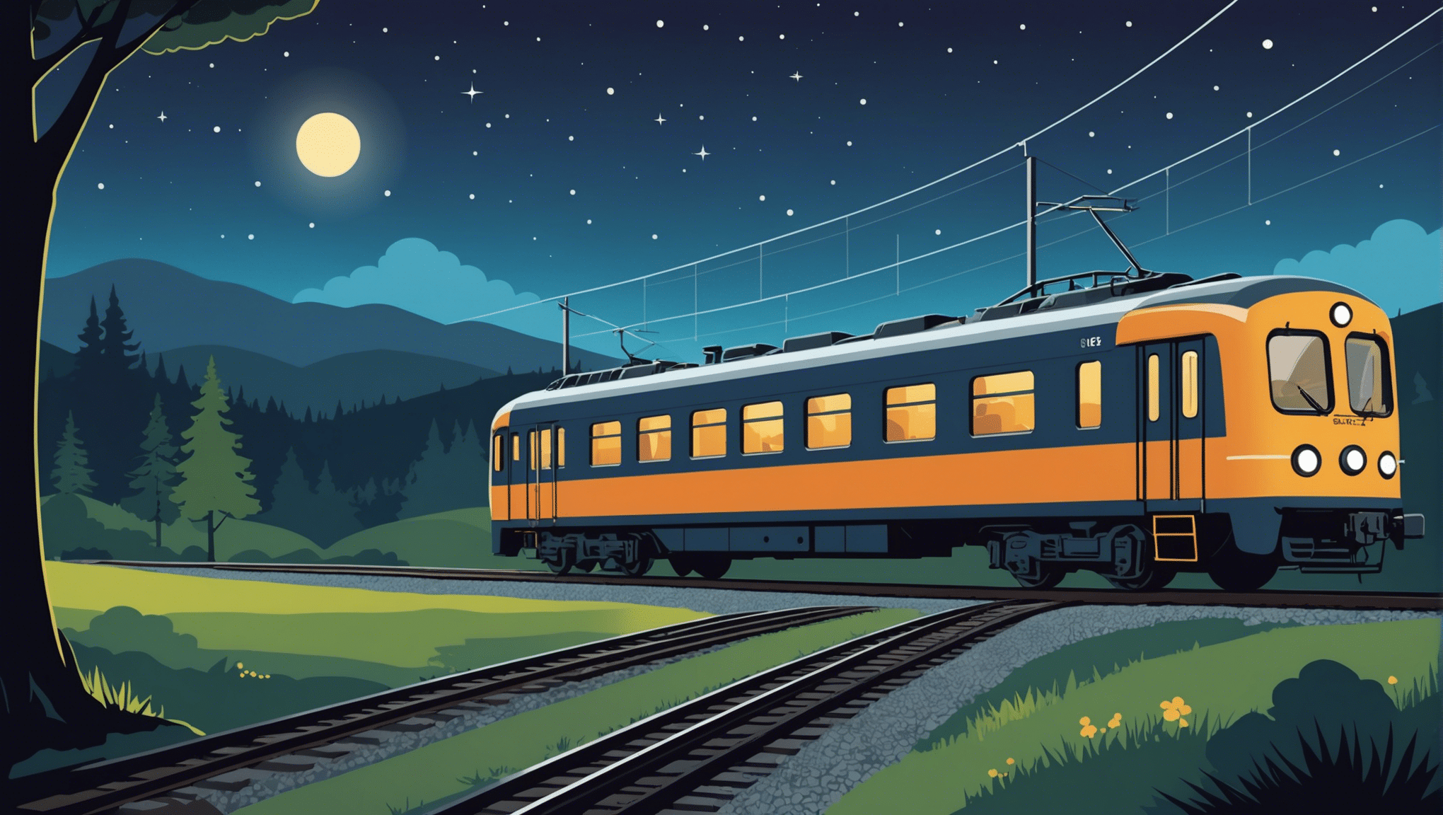 voyager en train de nuit offre des trajets confortables et pittoresques pour une expérience unique de voyage.