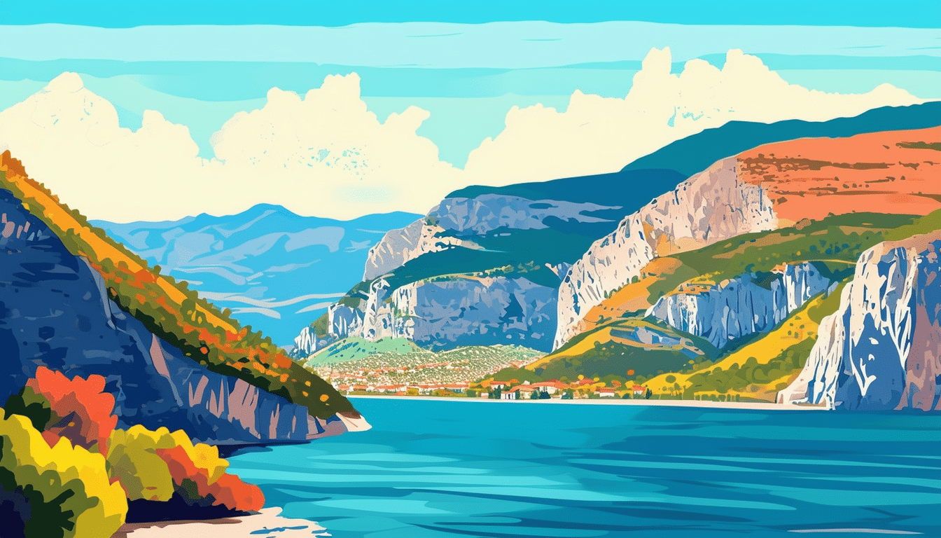 découvrez le magnifique lac de sainte-croix du verdon et ses gorges dans le parc naturel régional du verdon. profitez d'une nature préservée et de paysages spectaculaires lors de votre visite.