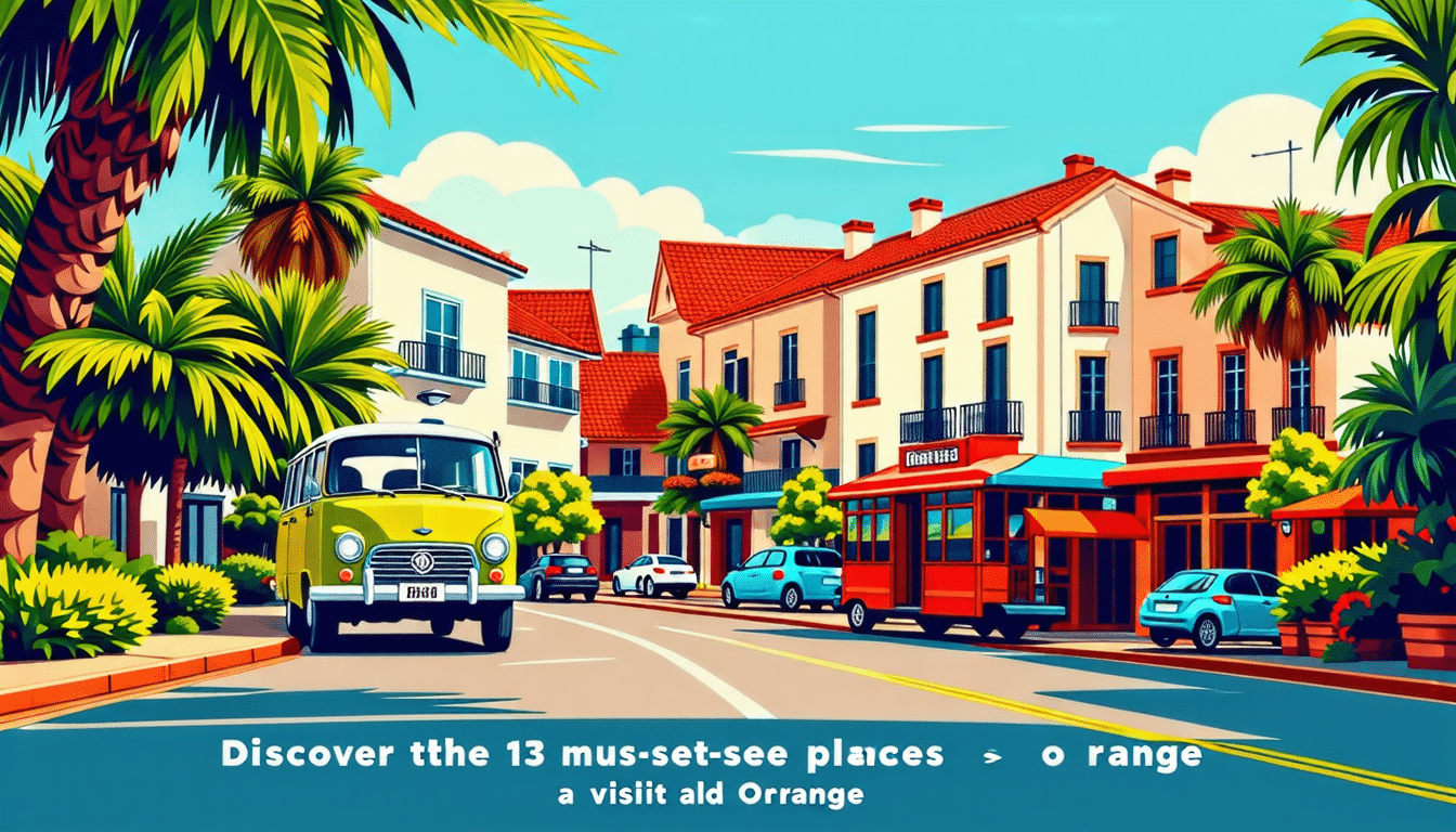 découvrez les 13 lieux incontournables à visiter aux alentours de la ville d'orange et imprégnez-vous de son patrimoine riche en histoire et en beauté naturelle.