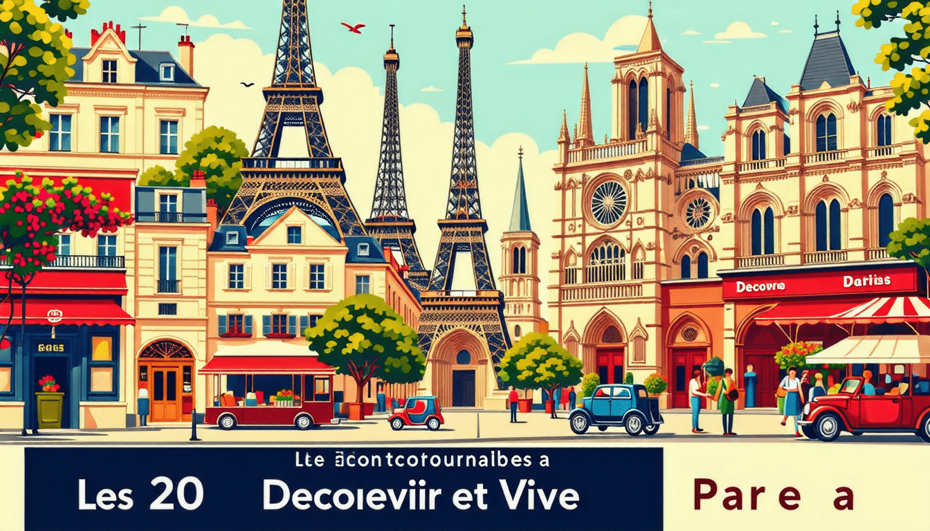 découvrez les 20 incontournables de paris qui vous feront vivre une expérience inoubliable. des monuments emblématiques aux quartiers fascinants, explorez les trésors de la capitale française pour une aventure unique au cœur de la ville lumière.