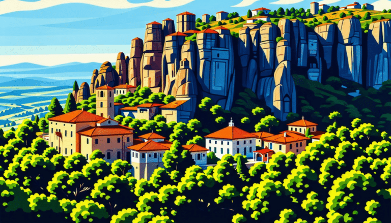 découvrez les monastères de meteora en grèce, des joyaux perchés dans les airs, témoins d'une spiritualité unique et d'une architecture fascinante.
