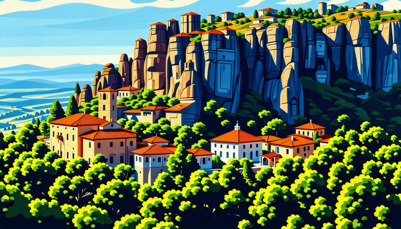 découvrez les monastères de meteora en grèce, des joyaux perchés dans les airs, témoins d'une spiritualité unique et d'une architecture fascinante.
