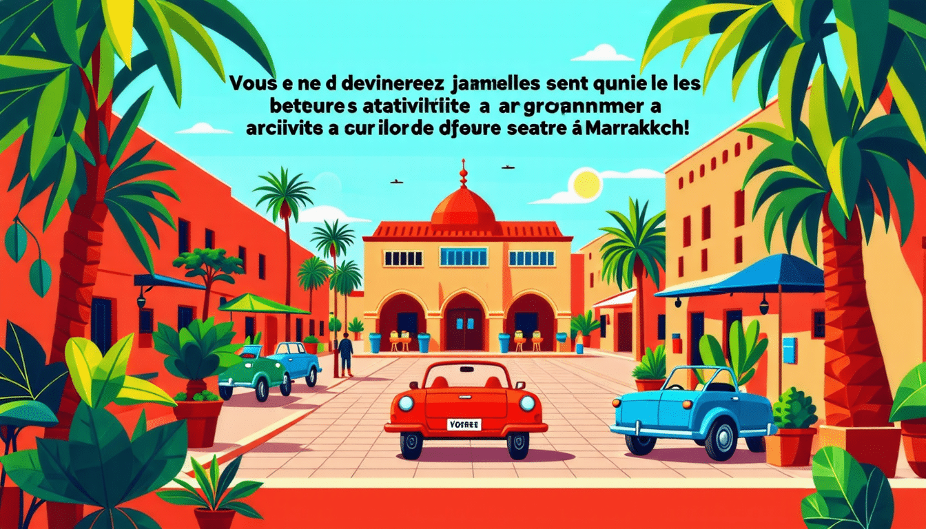 découvrez les incontournables de marrakech avec notre sélection des 5 meilleures activités à ne pas manquer lors de votre séjour dans cette ville envoûtante.