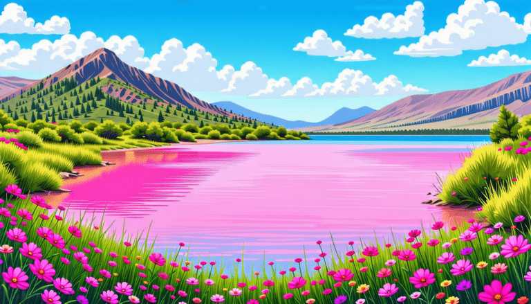 découverte d'une île méconnue du sud-ouest où se cache l'un des rares lacs roses envoûtants des états-unis. plongez dans un paysage exceptionnel et explorez la magie de ce site unique au charme mystérieux.