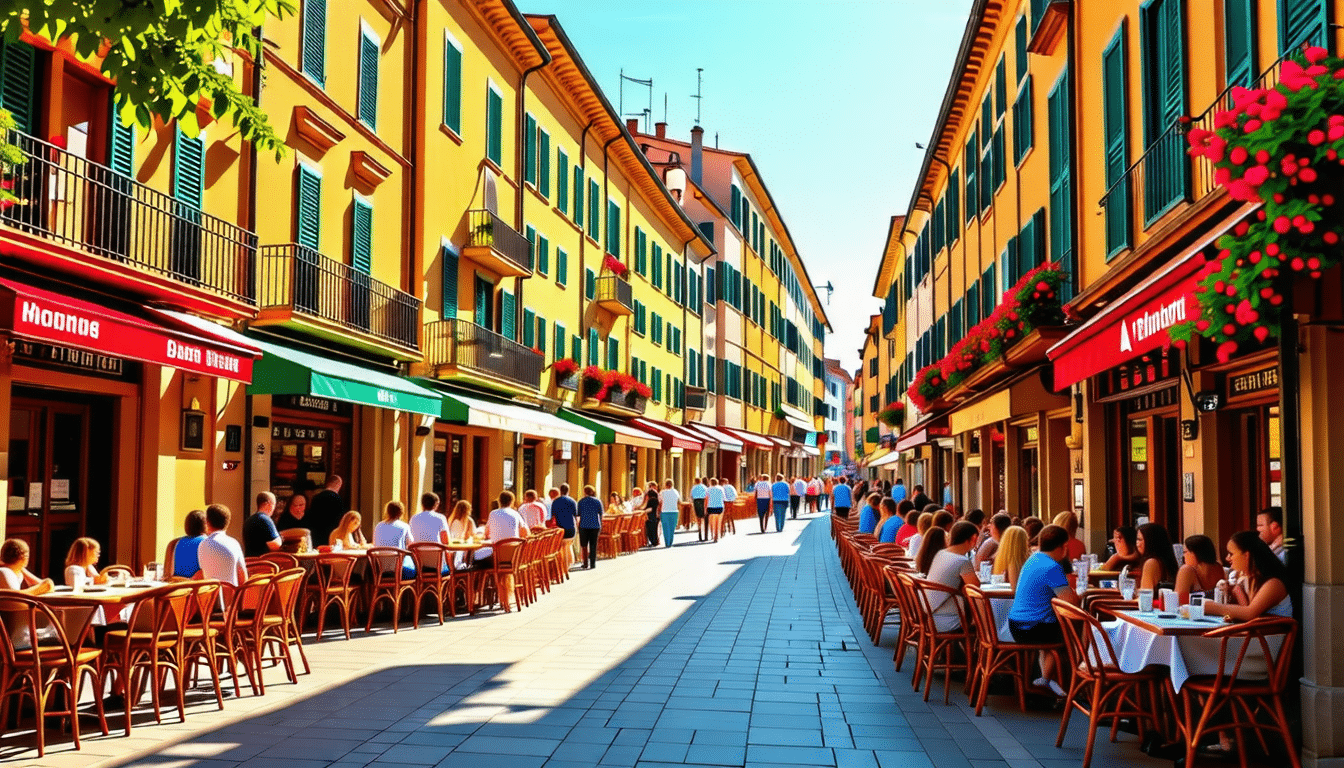 découvrez cette ville italienne renommée pour sa gastronomie délicieuse et sa mode avant-gardiste. réputée comme la deuxième destination la plus adaptée à la marche au monde, elle vous invite à explorer ses ruelles charmantes et ses places animées tout en savourant des spécialités locales.