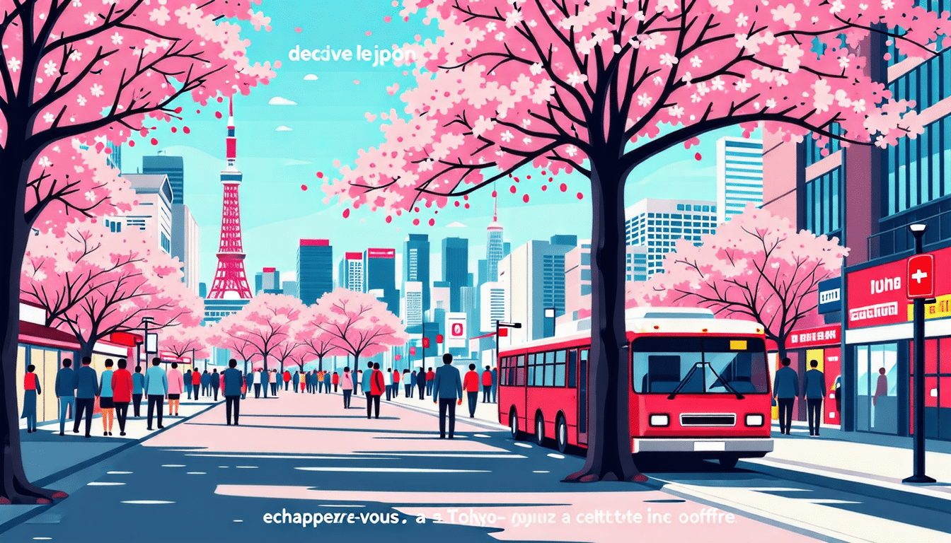 plongez dans l'aventure japonaise ! échappez-vous à tokyo avec notre incroyable offre et explorez la magie de cette métropole dynamique. des sites emblématiques aux expériences culinaires uniques, vivez un séjour inoubliable au cœur du japon.