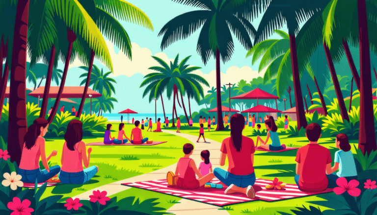 découvrez ce parc hawaïen parfait pour les familles, où vous pourrez profiter d'une atmosphère sereine loin de la foule. un lieu idéal pour se détendre, s'amuser et créer des souvenirs inoubliables dans un cadre naturel enchanteur.