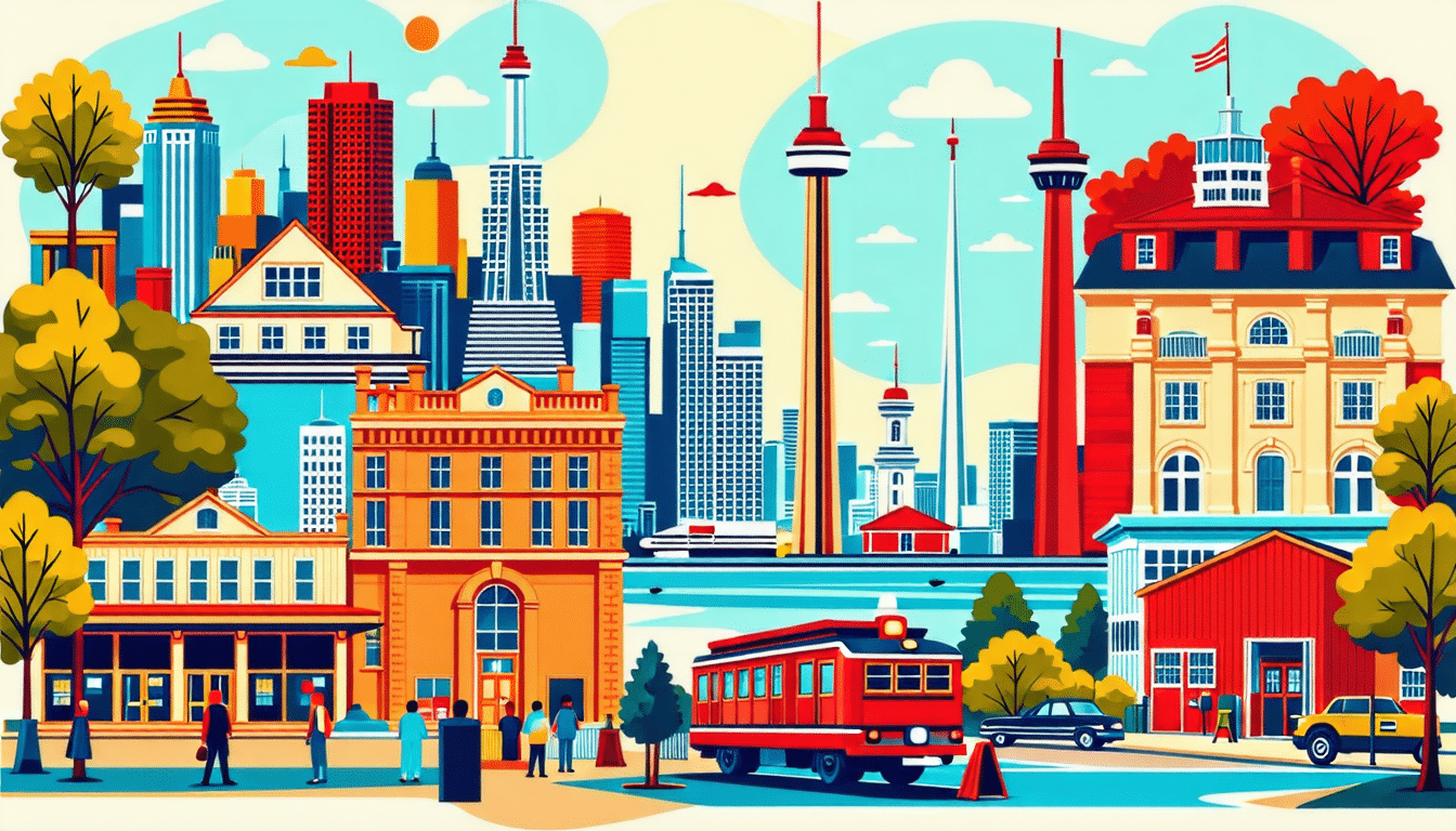 découvrez les 12 incontournables à explorer autour de toronto ! des paysages époustouflants, des parcs magnifiques et des attractions culturelles vous attendent. préparez-vous à vivre une aventure inoubliable à quelques pas de la métropole canadienne.