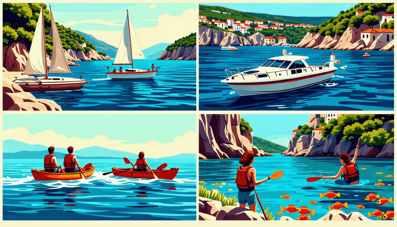 découvrez la beauté de la croatie à travers quatre expériences nautiques inoubliables. embarquez pour une aventure exaltante en naviguant d'île en île, plongez dans des eaux cristallines, explorez des criques secrètes et admirez des paysages à couper le souffle. parfait pour les amateurs de mer et de nature!