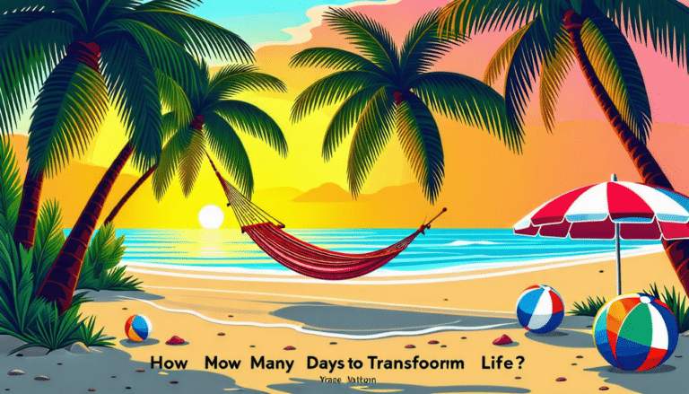 découvrez comment des vacances bien planifiées peuvent transformer votre vie en quelques jours. explorez les bienfaits d'une escapade idéale et apprenez combien de jours il vous faut pour vous ressourcer et changer votre perspective. ne manquez pas nos conseils pratiques!