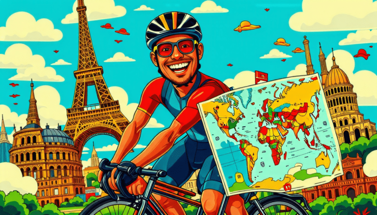 découvrez l'incroyable aventure d'un sarthois qui a parcouru 19 000 km à vélo à travers 21 pays. un récit inspirant d'endurance, de découvertes et de rencontres. ne manquez pas les anecdotes et les paysages époustouflants de ce voyage exceptionnel!