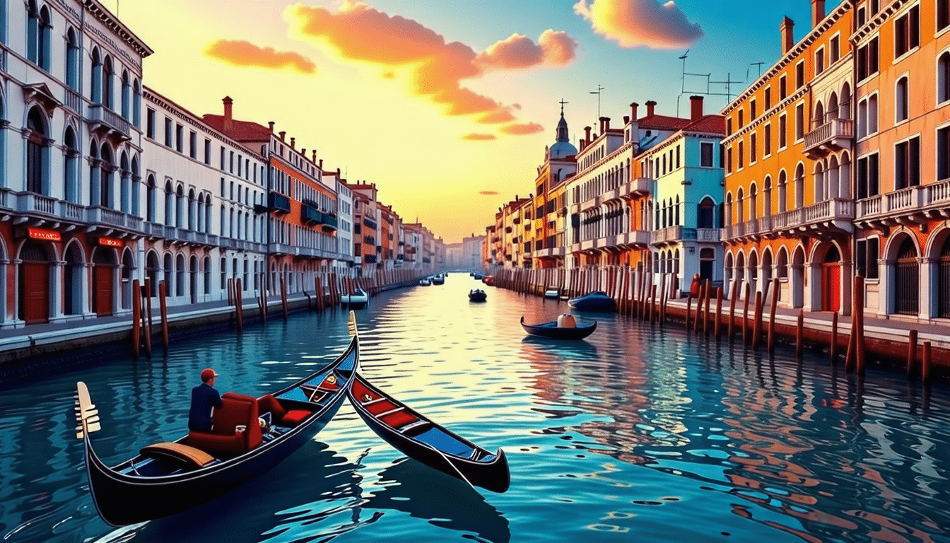 découvrez une escapade romantique inoubliable à venise avec cdiscount voyages. profitez de séjours charmants, de balades en gondole et d'une atmosphère magique pour célébrer l'amour dans la ville des canaux.