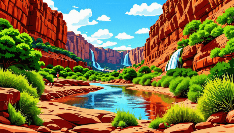 plongez dans l'aventure au parc karijini, où des paysages extrêmes révèlent la beauté brute de l'australie. découvrez des gorges enchanteuses, des cascades majestueuses et une biodiversité unique, tout en vivant une expérience inoubliable au cœur de la nature sauvage.