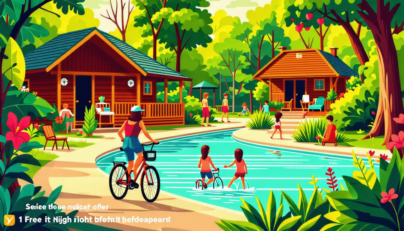 profitez d'une offre exclusive chez center parcs ! réservez dès maintenant et bénéficiez d'une nuit gratuite lors de votre séjour. ne laissez pas cette opportunité s'échapper, les disponibilités sont limitées !