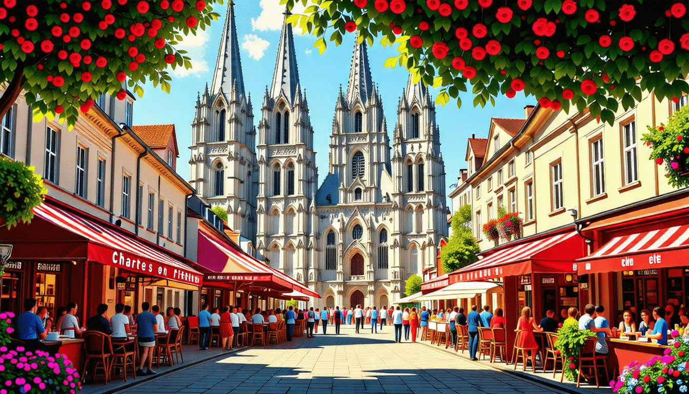 découvrez chartres en fête, une expérience unique où l'animation des bistrots se mêle à la splendeur de sa cathédrale et aux trésors cachés de ses musées. plongez dans la culture et la magie de cette ville emblématique.