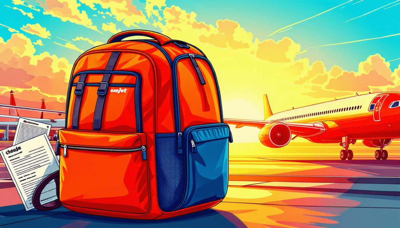 optez pour le sac à dos easyjet économique, l'accessoire parfait pour un voyage en avion sans tracas. pratique et léger, il respecte les dimensions de la compagnie aérienne et facilite vos déplacements tout en gardant vos essentiels à portée de main.