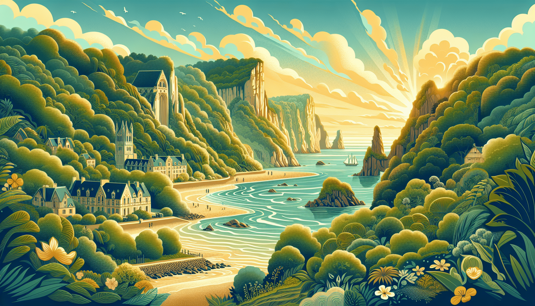 découvrez la beauté époustouflante de la normandie à travers ses paysages envoûtants. partez pour une aventure inoubliable au cœur de la nature sauvage, entre falaises vertigineuses, plages dorées et charmants villages. une exploration qui éveillera vos sens et apaisera votre esprit.