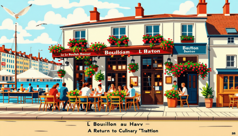 découvrez le bouillon danton au havre, un restaurant qui célèbre la tradition culinaire française avec des plats authentiques et savoureux. plongez dans un voyage gastronomique aux racines des recettes traditionnelles, préparées avec passion et des ingrédients de qualité.