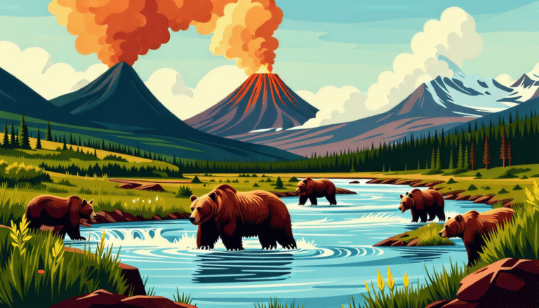 découvrez le parc national de katmai en alaska, un véritable joyau naturel où les ours côtoient des paysages volcaniques époustouflants. plongez dans une aventure inoubliable au cœur de la faune et de la flore sauvage, tout en admirant des panoramas à couper le souffle.