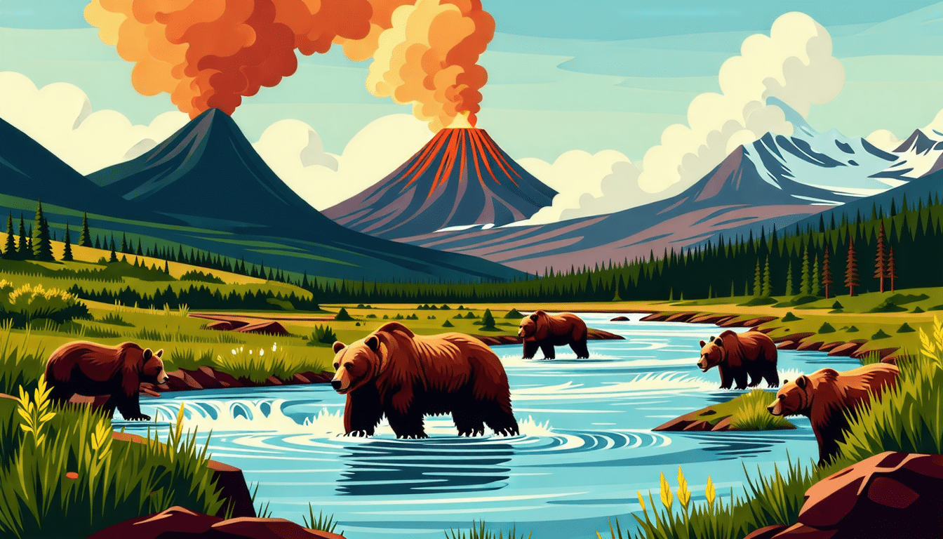 découvrez le parc national de katmai en alaska, un véritable joyau naturel où les ours côtoient des paysages volcaniques époustouflants. plongez dans une aventure inoubliable au cœur de la faune et de la flore sauvage, tout en admirant des panoramas à couper le souffle.