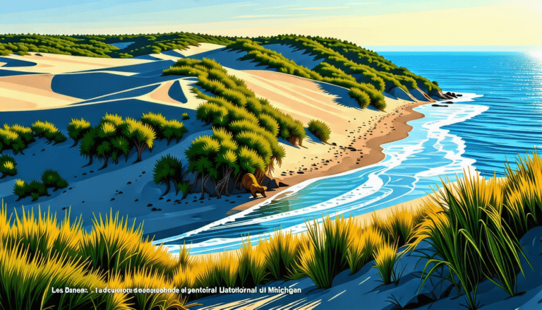 explorez les magnifiques dunes du ours dormant, véritables joyaux du littoral national du michigan. découvrez des paysages à couper le souffle, des plages immaculées et une faune variée, tout en vous immergeant dans la nature préservée de cette région unique.