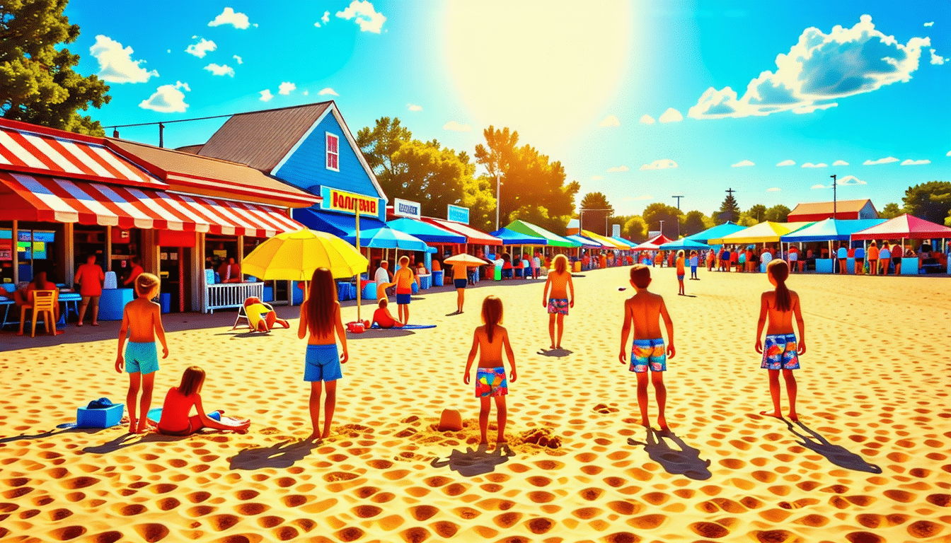 découvrez un véritable paradis au cœur du midwest où les amateurs de plage et de shopping pourront profiter de moments inoubliables. entre sable doré et boutiques tendances, cette destination unique allie détente et plaisir de faire du shopping.