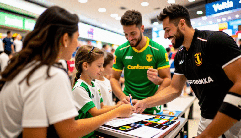 découvrez comment les joueurs du sa xv s'engagent pour les jeunes des quartiers populaires à travers des séances de dédicaces au conforama de soyaux. un moment de partage et de solidarité qui renforce les liens entre le sport et la communauté.