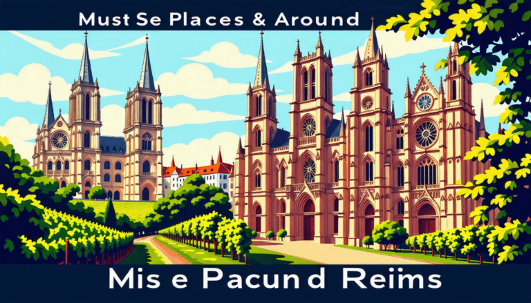 découvrez les lieux incontournables à visiter autour de reims : des châteaux majestueux, des vignobles envoûtants et des sites historiques fascinants qui feront de votre séjour une expérience inoubliable. explorez la beauté de cette région célèbre pour son patrimoine culturel et ses paysages pittoresques.