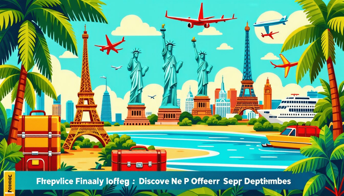 découvrez les nouvelles offres de vols pour septembre avec des tarifs enfin en baisse ! profitez de réductions attrayantes sur vos destinations prisées et planifiez votre prochaine aventure à petit prix.
