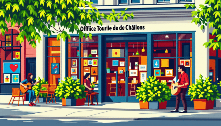 découvrez l'office de tourisme de châlons, un espace d'exposition dynamique qui met en avant les talents locaux. explorez des œuvres uniques, participez à des événements culturels et plongez dans l'artisanat de la région.