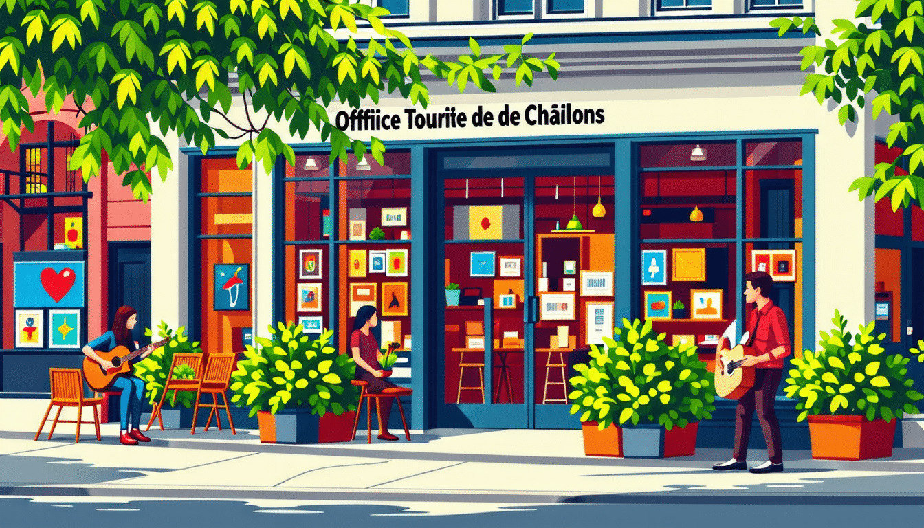 découvrez l'office de tourisme de châlons, un espace d'exposition dynamique qui met en avant les talents locaux. explorez des œuvres uniques, participez à des événements culturels et plongez dans l'artisanat de la région.