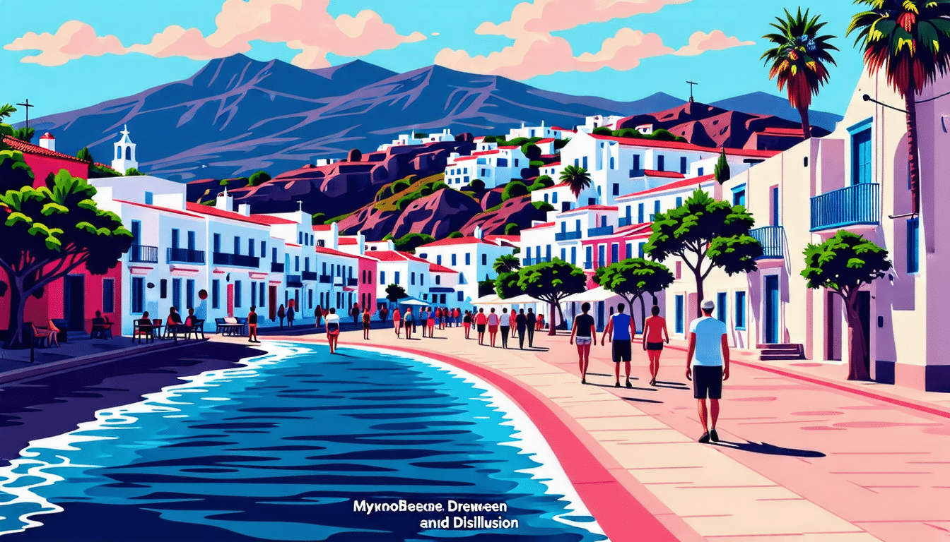 découvrez mykonos comme vous ne l'avez jamais vue : au-delà des plages de rêve, explorez les réalités troublantes du tourisme face à la corruption, au trafic de drogue et au racket. plongez dans une analyse percutante de l'envers du décor sur cette île emblématique.
