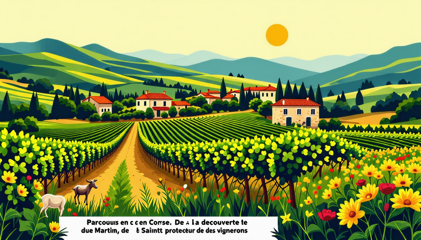 explorez la beauté de la corse à travers le chemin de saint martin, dédié au saint protecteur des vignerons. une aventure passionnante vous attend, alliant paysages pittoresques, traditions viticoles et richesses culturelles.