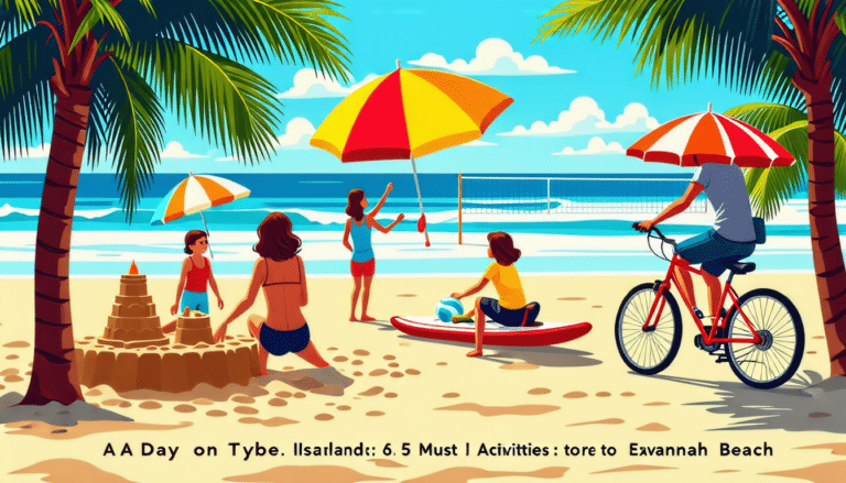 découvrez l'île de tybee avec notre guide des 5 activités incontournables pour profiter au maximum de cette merveilleuse plage près de savannah. plongée, visites historiques et moments de détente vous attendent pour une journée inoubliable au soleil.