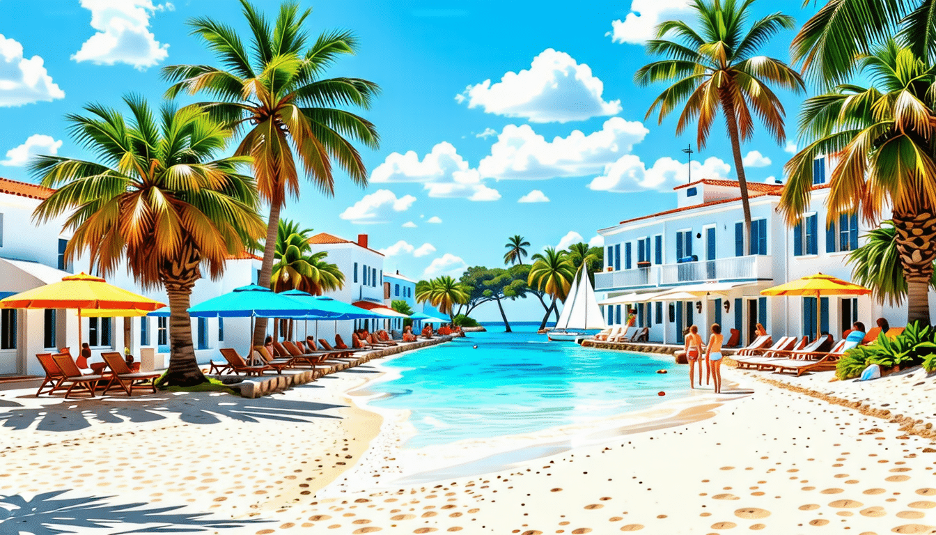 découvrez une escapade insulaire grecque au cœur d'une charmante ville balnéaire de floride. profitez de ses bâtiments chic, blanchis à la chaux, tout en savourant des moments inoubliables au bord de l'eau. parfait pour les amateurs de soleil et de culture méditerranéenne !
