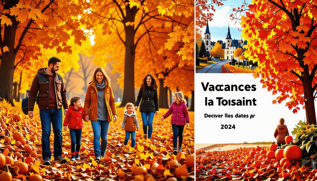 découvrez les dates des vacances de la toussaint 2024 par zone pour planifier vos escapades. profitez de cette période de repos pour des activités en famille ou entre amis !