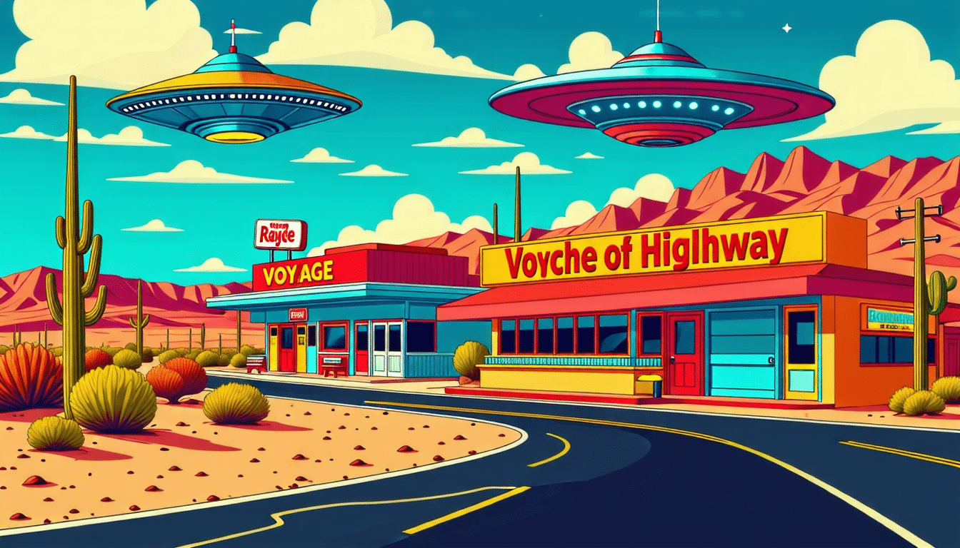 explorez l'incroyable route extraterrestre et découvrez rachel, nevada, une ville mythique entourée de mystères et de légendes sur les ovnis. partez à l'aventure pour vivre une expérience unique au cœur des paysages désertiques et des anecdotes fascinantes sur la culture extraterrestre.